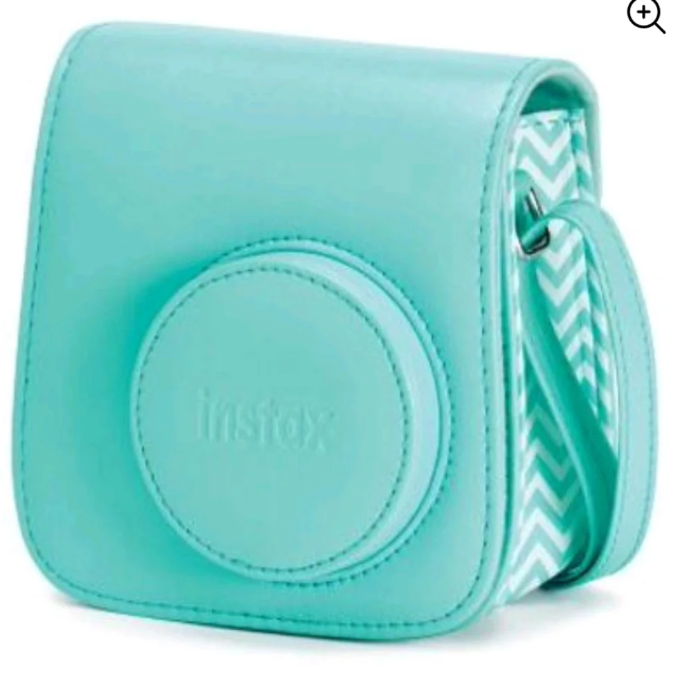 New Fujifilm instax mini 7s groovy case light blue/green NWT
